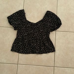 speckled blouse